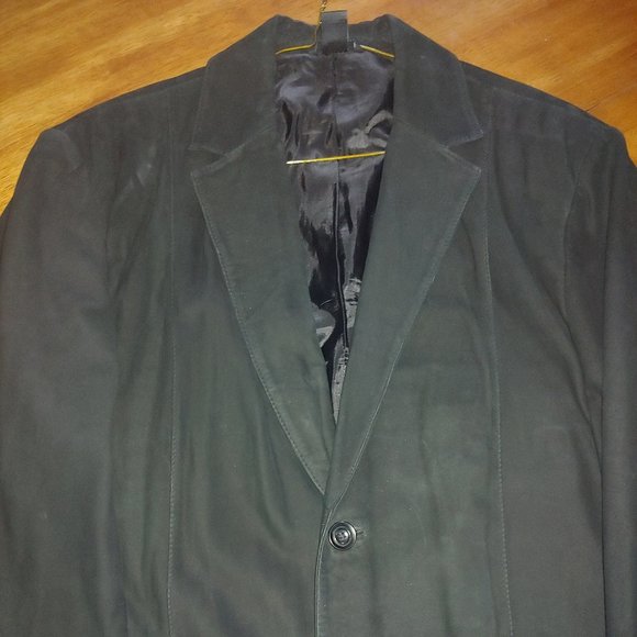 Claiborne Handmade Soft Lambskin Suede Blazer 42 Blazer - Picture 8 of 13